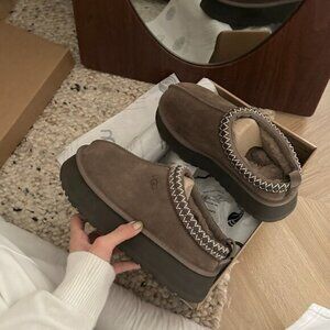 UGG TAZZ Platform 🍂 HICKORY 🍂 Brand New